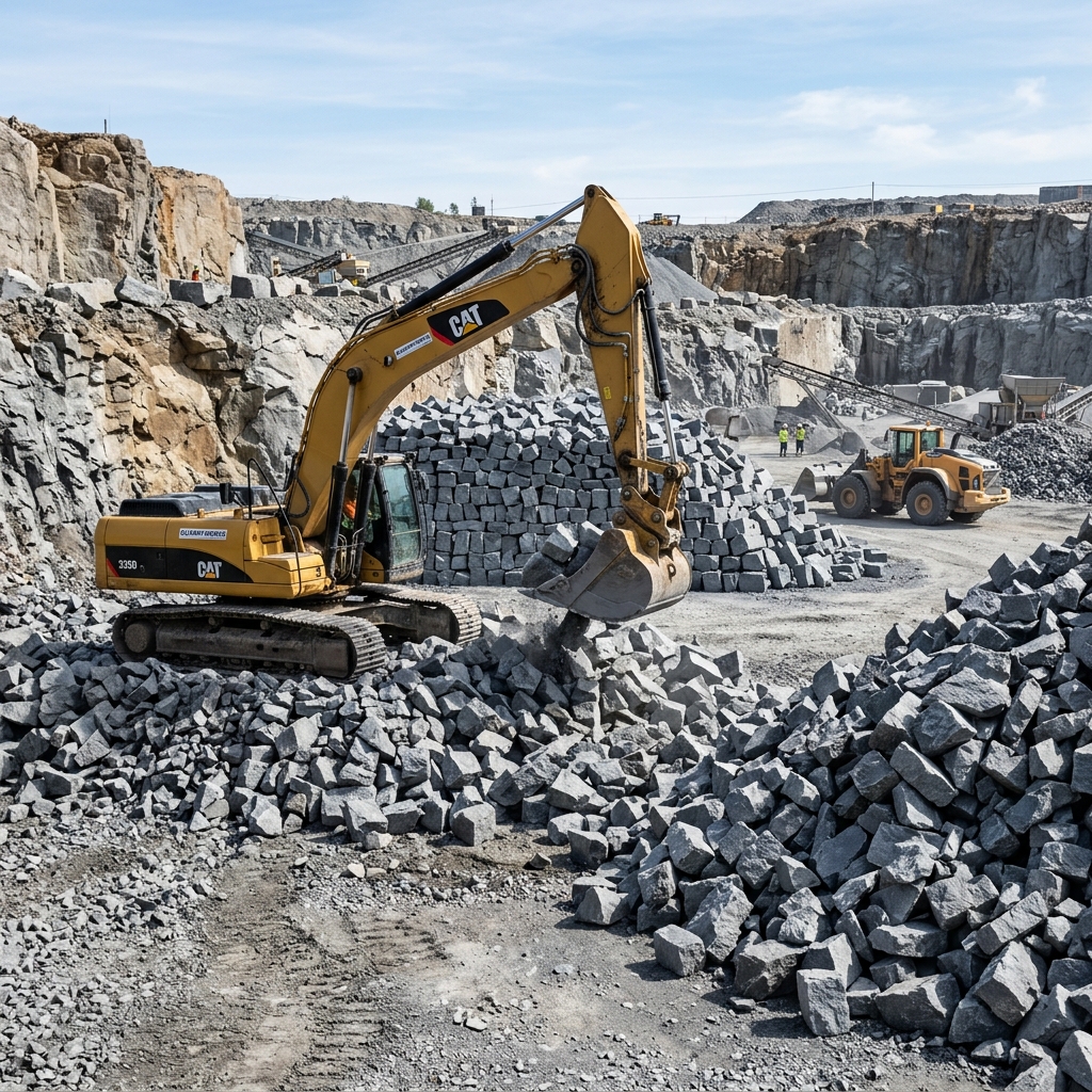 Pridhvi Granites Quarry Extraction Field